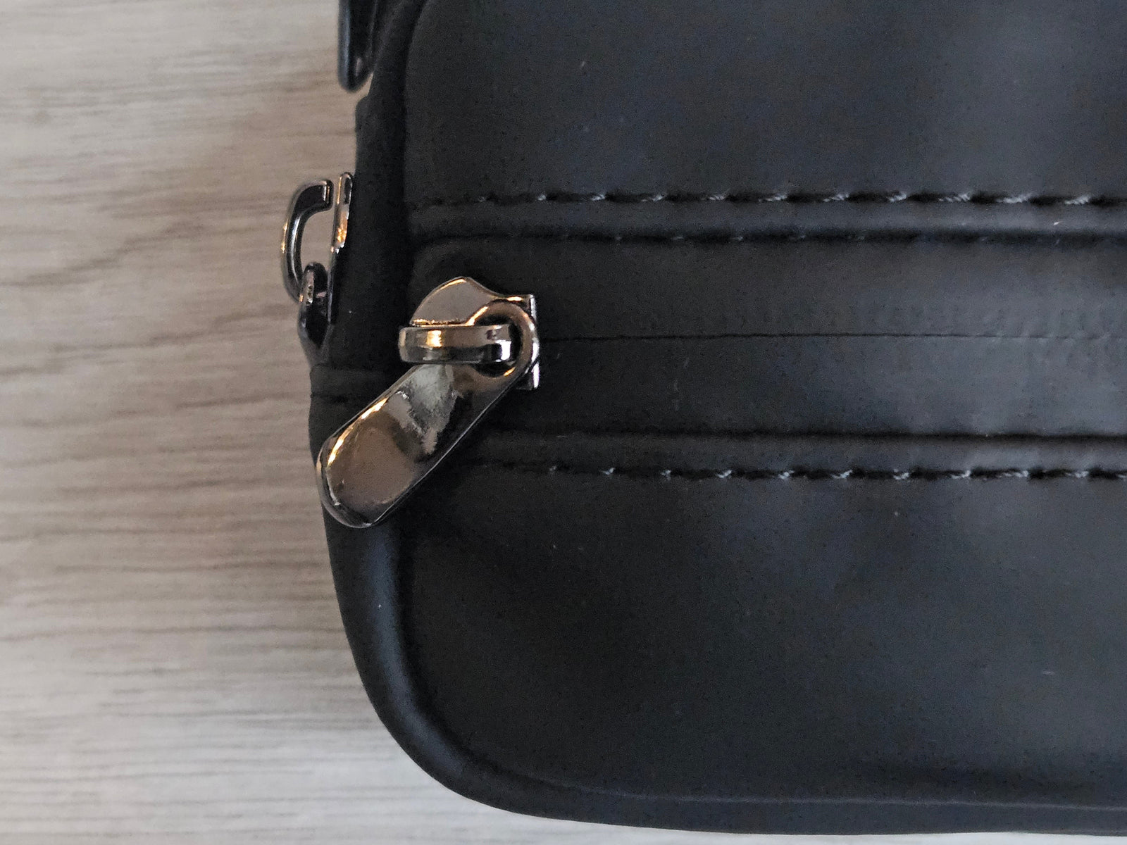 Close-up of the sealed zipper on the High Goods smell-proof bag